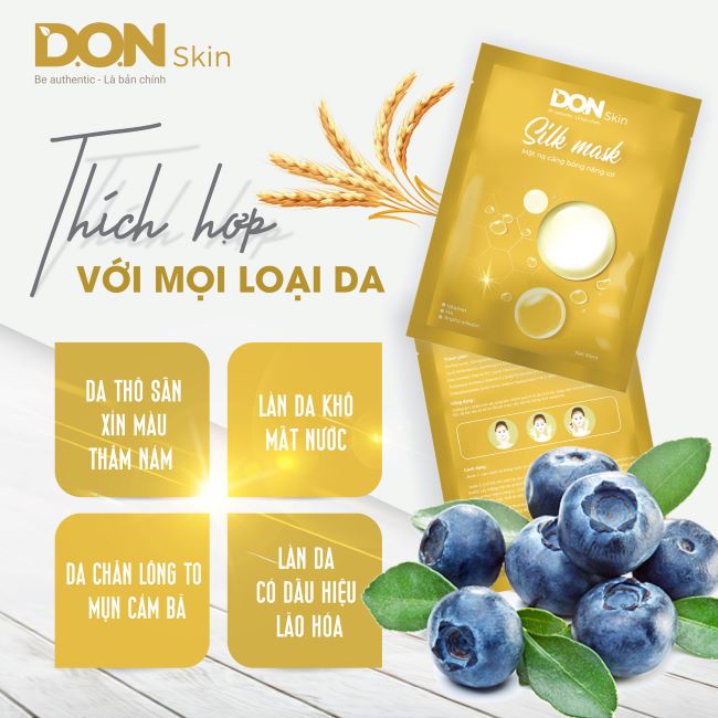 Mặt nạ Căng Bóng Nâng Cơ Silk Mask Donskin