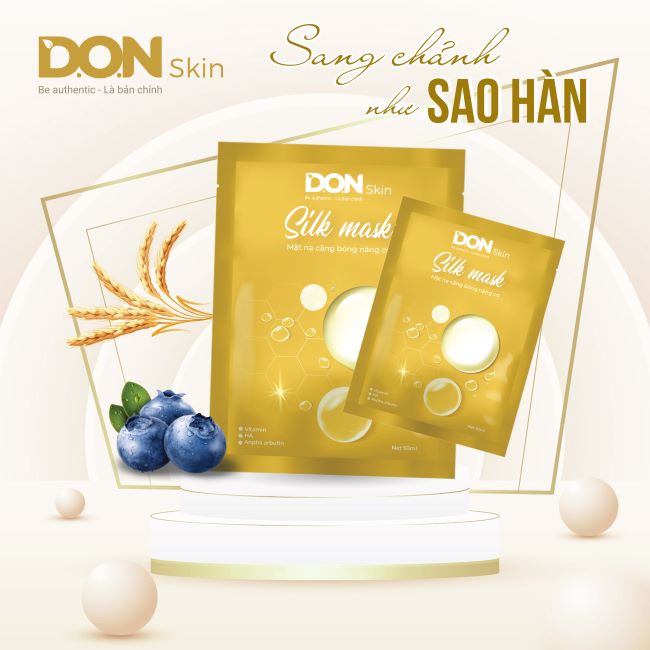 Mặt nạ Căng Bóng Nâng Cơ Silk Mask Donskin